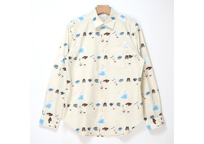 CLOFT/長袖プリントシャツ リゾート柄