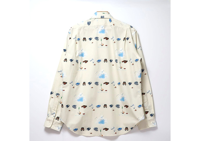 CLOFT/長袖プリントシャツ リゾート柄