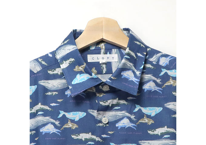 CLOFT／半袖シャツ　クジラ