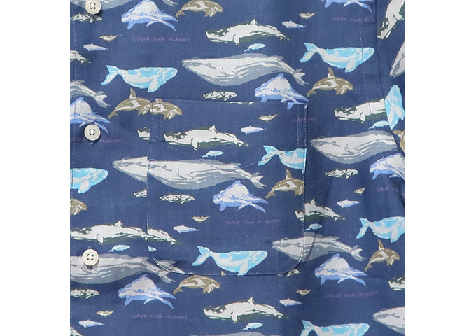 CLOFT／半袖シャツ　クジラ