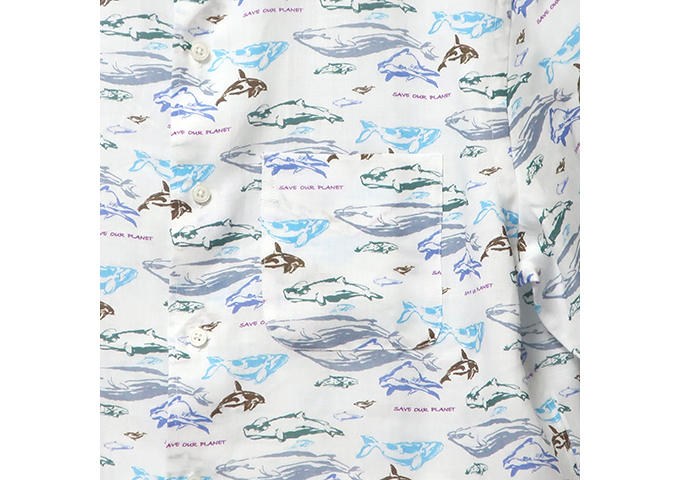 CLOFT／半袖シャツ　クジラ