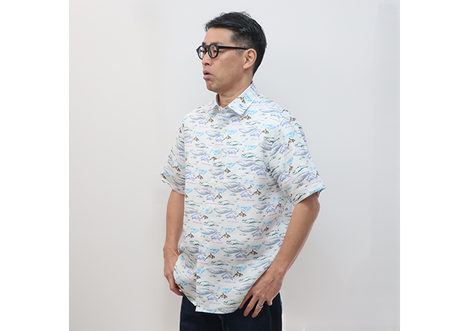 CLOFT／半袖シャツ　クジラ