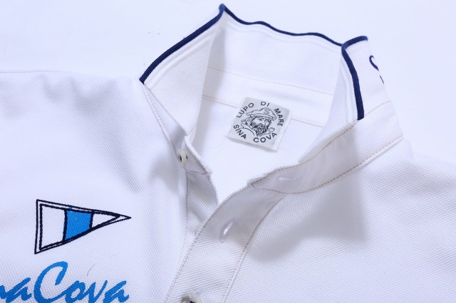 【新品未使用品　タグ付】 シナコバ　半袖 ポロシャツ　ホワイト　L 日本製 公式】シナコバ（SINA COVA）半袖ポロシャツ セオα 23110540