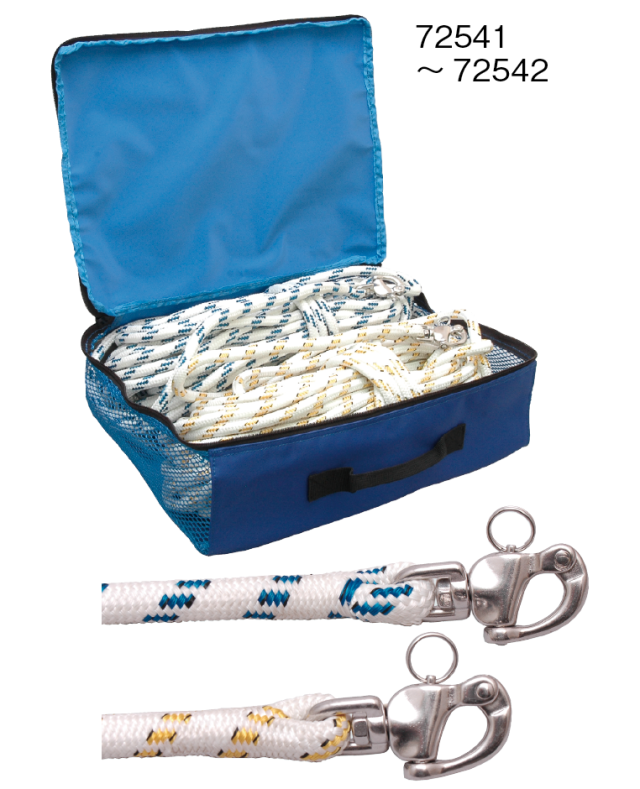 ヘッドセールハリヤード 2 本セット φ8mm　 青 / 白　青 / 白 167108E ヘッドセールハリヤード 2 本セット φ8mm 青 &frasl; 白 青 &frasl; 白 167108E